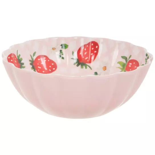 Strawberries & Flowers Bowls