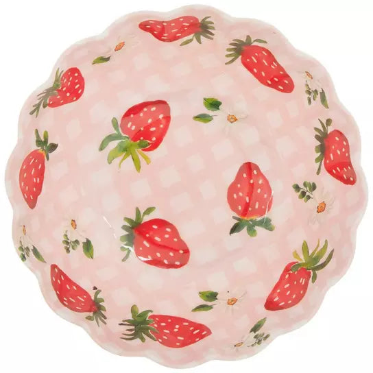 Strawberries & Flowers Bowls