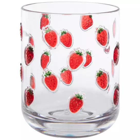 Embossed Strawberries Cup